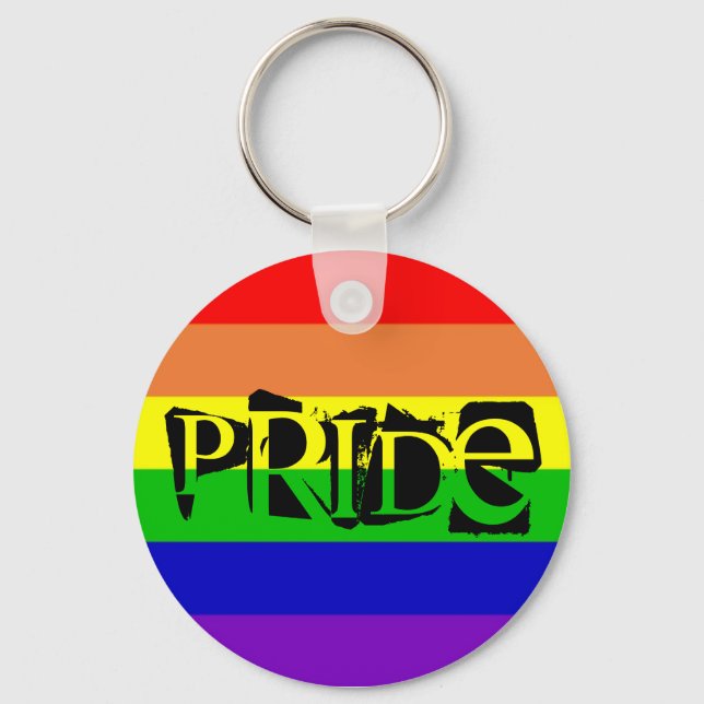 LGBT Pride Key Chain (Front)