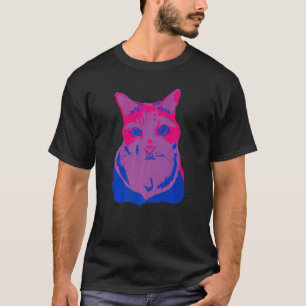Lgbt Pride Month Bisexuality Flag Cat Equality Bis T-Shirt