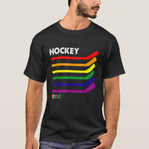Lgbt Pride Month Gay Transgender Fun Ice Hockey St T-Shirt
