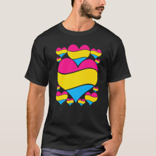 Lgbt Pride Month Queer Pansexuality Flag Heart Pan T-Shirt