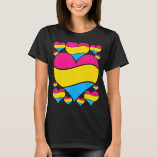 Lgbt Pride Month Queer Pansexuality Flag Heart Pan T-Shirt