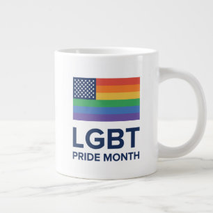 LGBT Pride Month   United States Large Coffee Mug