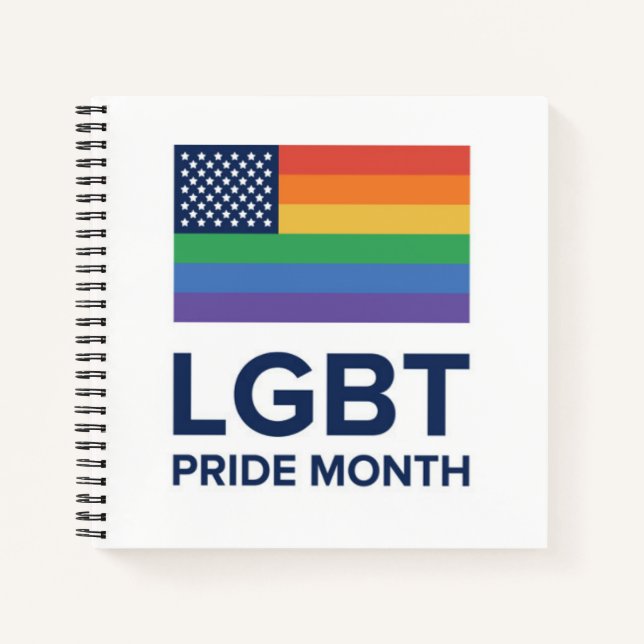 LGBT Pride Month | United States Notebook (Front)