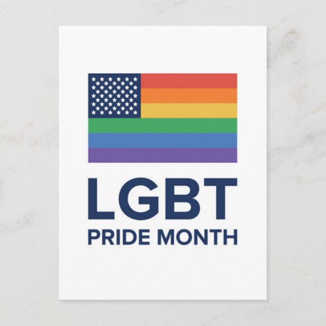 LGBT Pride Month | United States Postcard (Front)