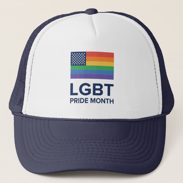 LGBT Pride Month | United States Trucker Hat (Front)