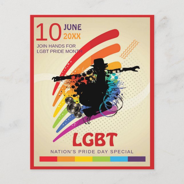 LGBT Pride Nation's Day Flyer (Front)