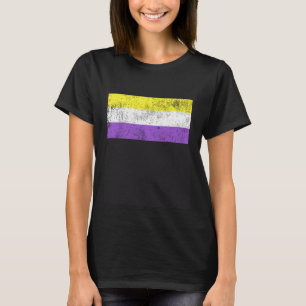 LGBT Pride Nonbinary Flag Non Binary T-Shirt
