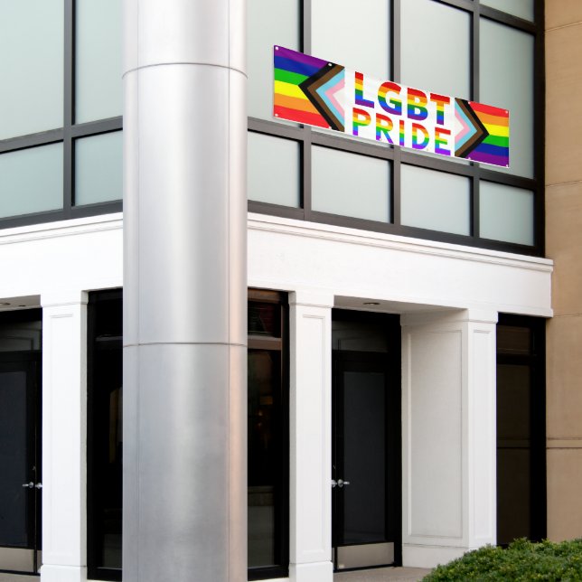 LGBT PRIDE PARADE BANNER (Outside Building)