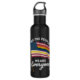 LGBT Pride Parade We The People Means Everyone  710 Ml Water Bottle