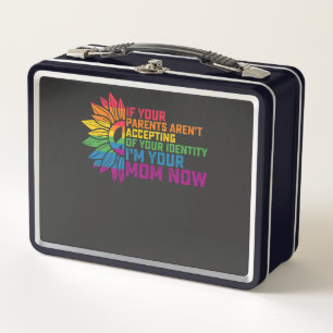 LGBT Pride Parents Accepting Im Your Mum Now Gay Metal Lunch Box