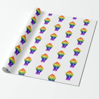 LGBT Pride Power Fist Wrapping Paper