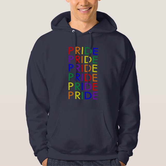 LGBT Pride Pride Pride Hoodie (Front)