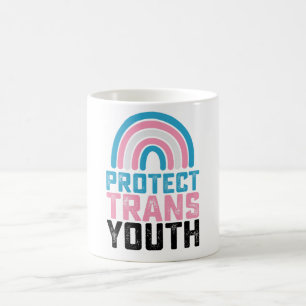 LGBT Pride Protect Trans Transgender Youth Kids Coffee Mug