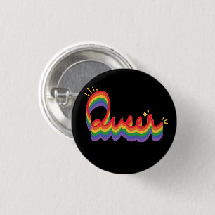 LGBT+ Pride. Queer love.           3 Cm Round Badge
