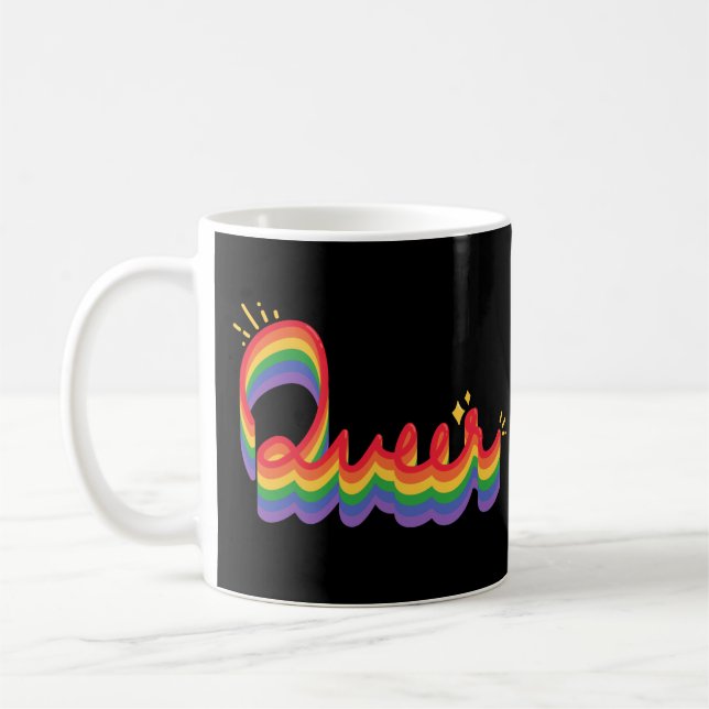 LGBT+ Pride. Queer love.            Coffee Mug (Left)