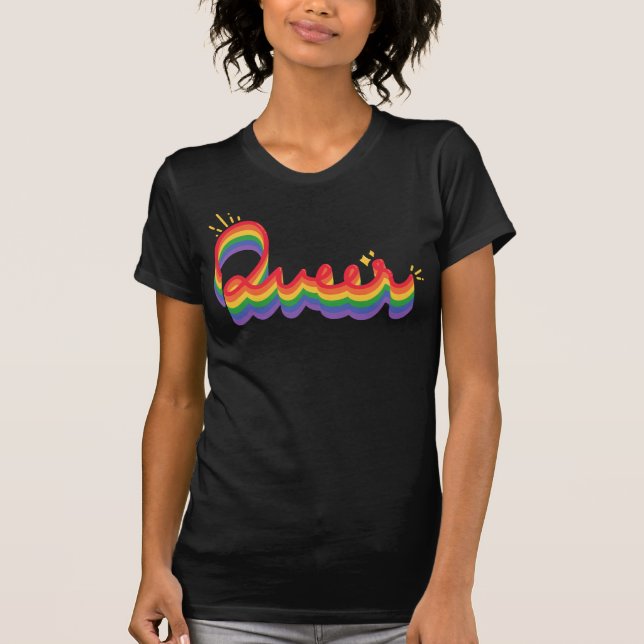 LGBT+ Pride. Queer love.       T-Shirt (Front)