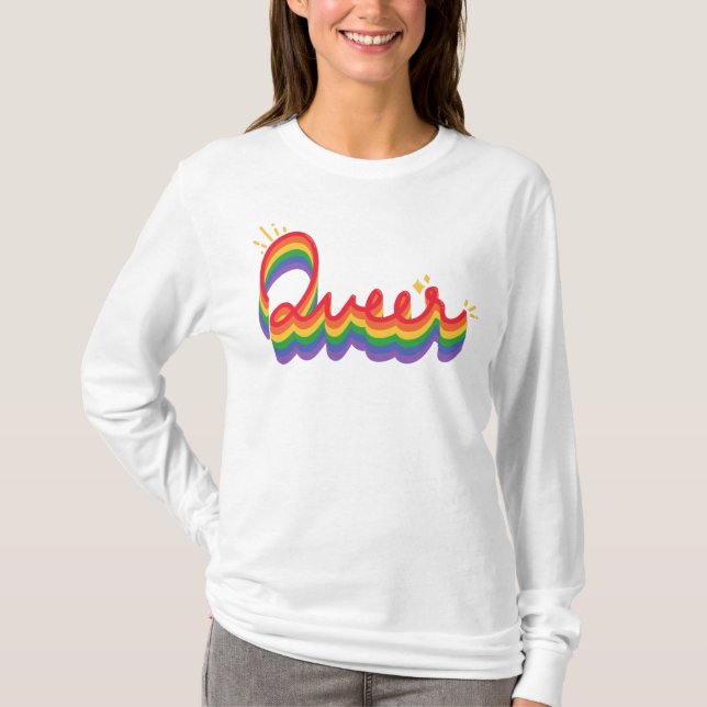LGBT+ Pride. Queer love.        T-Shirt (Front)