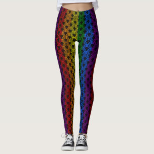 LGBT Pride Rainbow Colour Pattern Leggings
