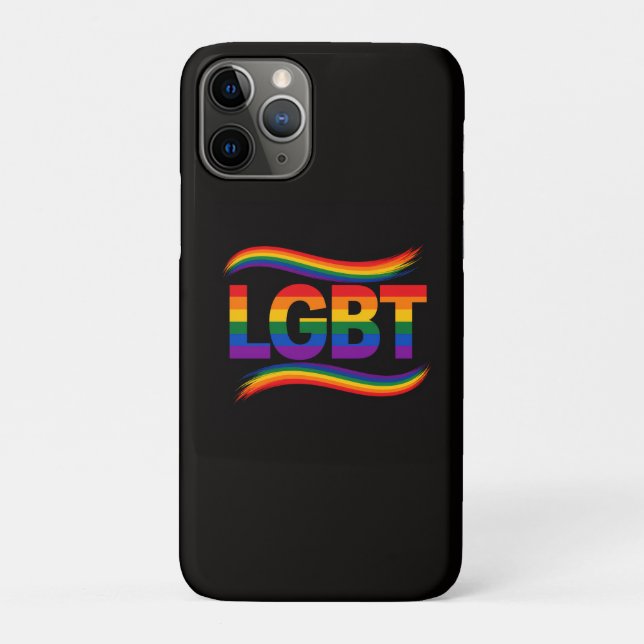 LGBT Pride Rainbow Design Case-Mate iPhone Case (Back)
