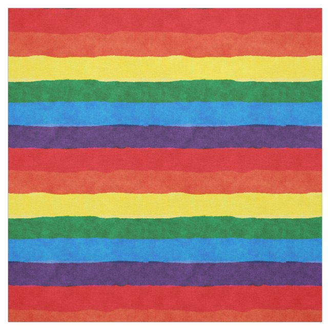 LGBT Pride Rainbow Fabric (Swatch)