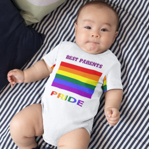 LGBT Pride Rainbow Flag Baby Bodysuit