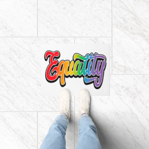 LGBT Pride Rainbow Flag Equality Doormat