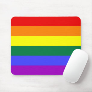 LGBT Pride Rainbow Flag Mouse Pad
