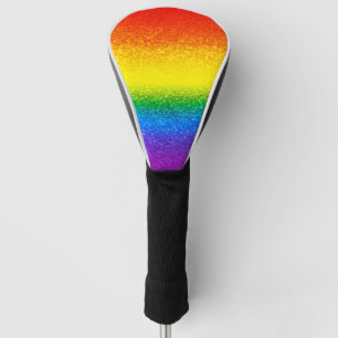 LGBT Pride Rainbow Glitter Stripe Golf Head Cover