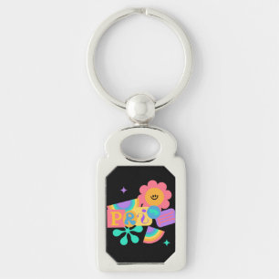 LGBT+pride. Rainbow love. Sunflower love.          Key Ring