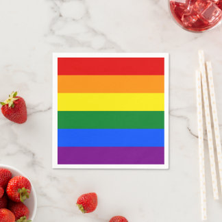 LGBT Pride Rainbow Napkin