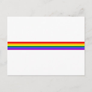 LGBT Pride Rainbow Postcard