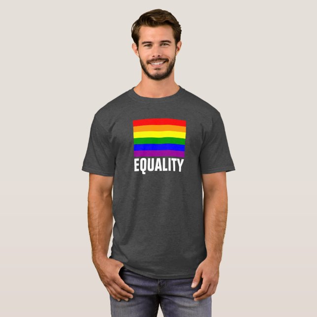 LGBT Pride Rainbow Shirt (Front Full)