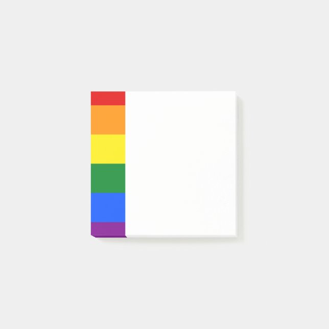 LGBT Pride Rainbow Stripe Notes (Front)
