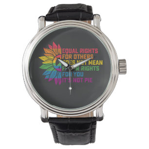 LGBT Pride Sunflower Equal Rights For Others Watch