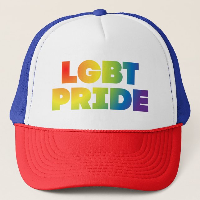 LGBT PRIDE TRUCKER HAT (Front)
