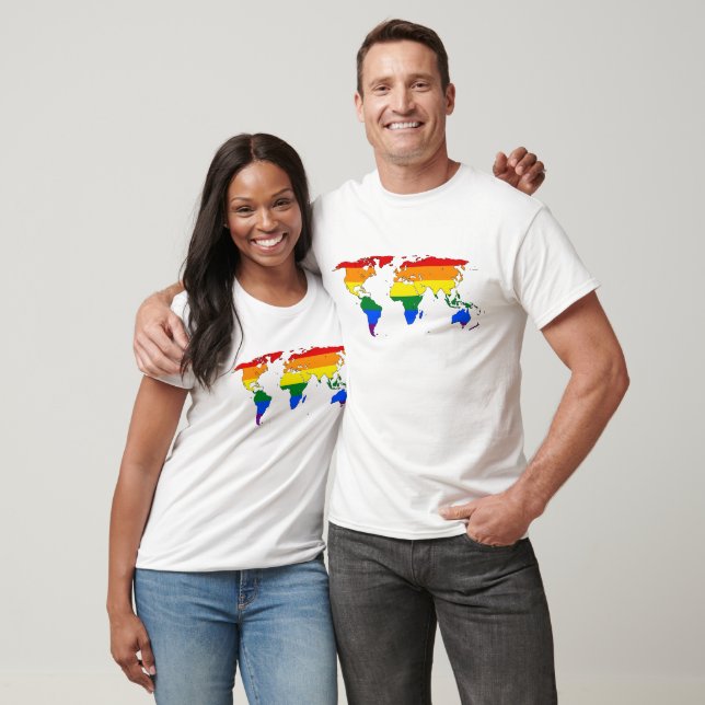 LGBT pride world map Tank Top (Unisex)