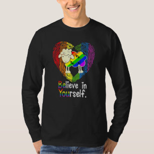 Lgbt Proud Lgbt Sheep Believe In Yourself T-Shirt