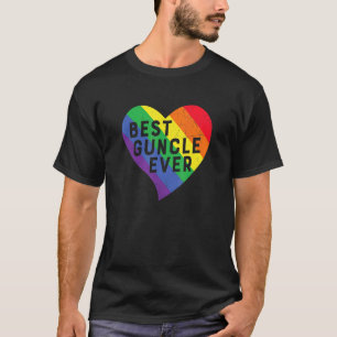 Lgbt Queer Pride Social Movement Best Guncle Ever T-Shirt