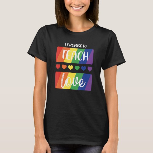 Lgbt Queer Pride Social Movement Give Love Women M T-Shirt (Front)