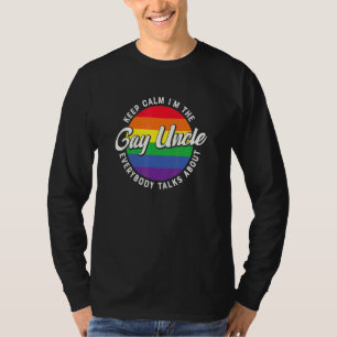 Lgbt Queer Pride Social Movement Guncle Gay Uncle T-Shirt