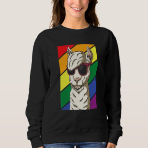 Lgbt Queer Pride Social Movement Women Men Llama A Sweatshirt