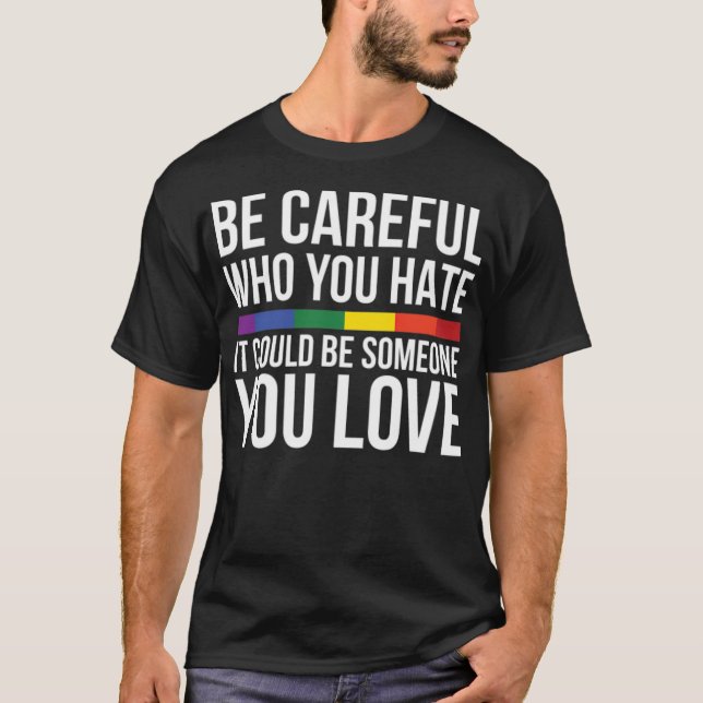 Lgbt Quote Transgender Gift Gay Pride Gift Tee (2) (Front)