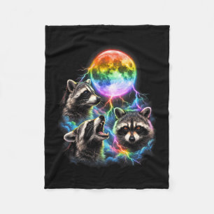 Lgbt racoon bootleg bisexual lesbian gay fleece blanket