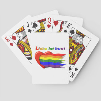 LGBT Rainbow 2 - Love Playcards Playing Cards