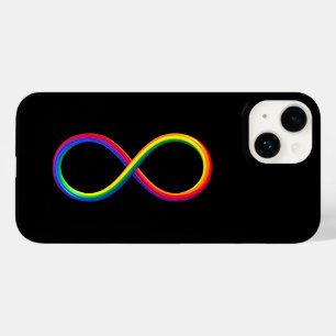 LGBT Rainbow Colour Infinity Symbol Case-Mate iPhone 14 Case