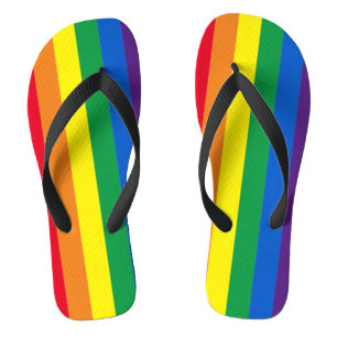 Lgbt Rainbow colours stripes Lgbtq gay pride flag Thongs
