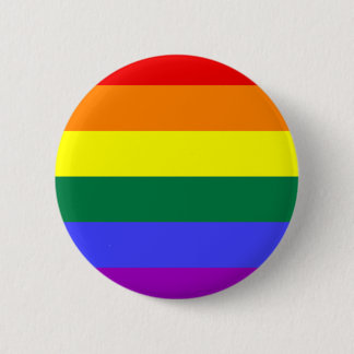LGBT Rainbow Flag 6 Cm Round Badge