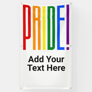 LGBT Rainbow Flag Colours Gay Pride Party Banner