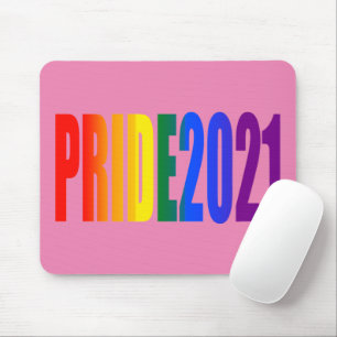 LGBT Rainbow Flag Colours LGBTQ Gay Pride 2021 Mouse Pad