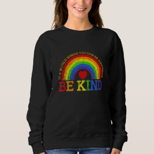 LGBT Rainbow Flag Gay Lesbian Transgender Bisexual Sweatshirt